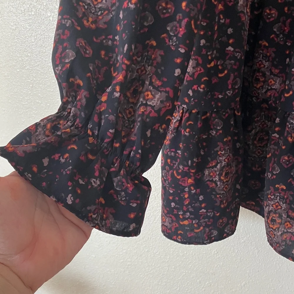 Maurices Tiered Boho Peasant Blouse, 1X